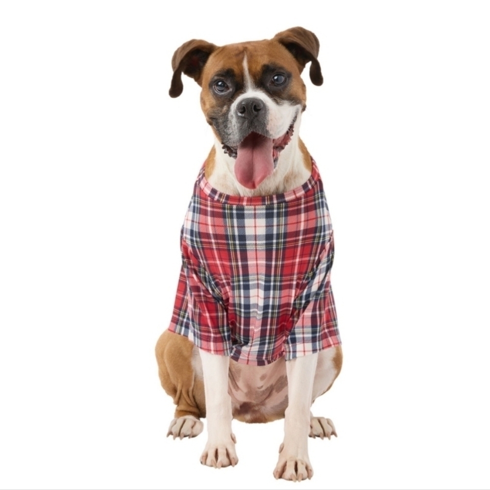 Member's Mark Sleep Pet Pajama Coat. Color: Let It Snow. Size Medium. Ne…